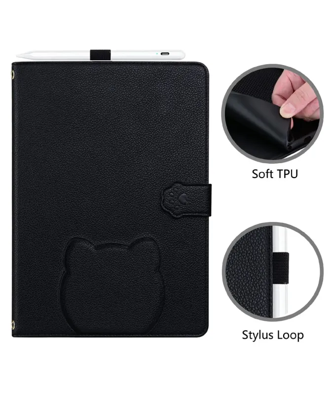 Étui Kindle Paperwhite (2024) Chat 3D et Support