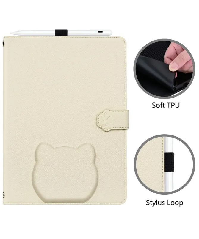 Étui Kindle Paperwhite (2024) Chat 3D et Support