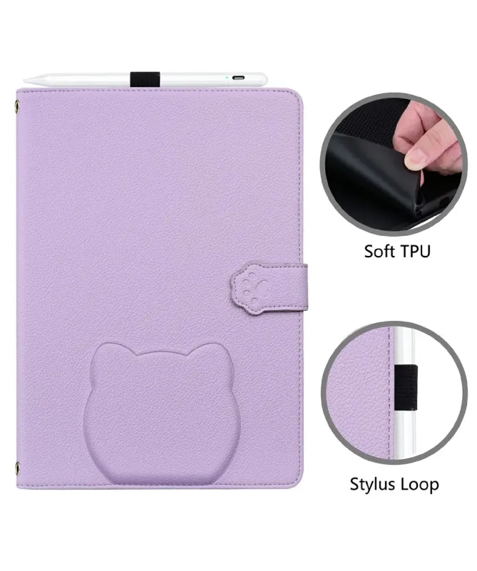 Étui Kindle Paperwhite (2024) Chat 3D et Support