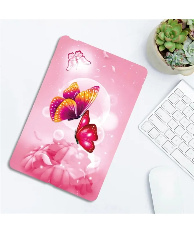 Coque Kindle Paperwhite (2024) Papillons Roses