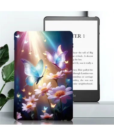 Coque Kindle Paperwhite (2024) Papillons Lumineux