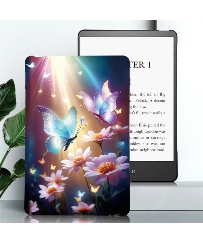 Coque Kindle Paperwhite (2024) Papillons Lumineux