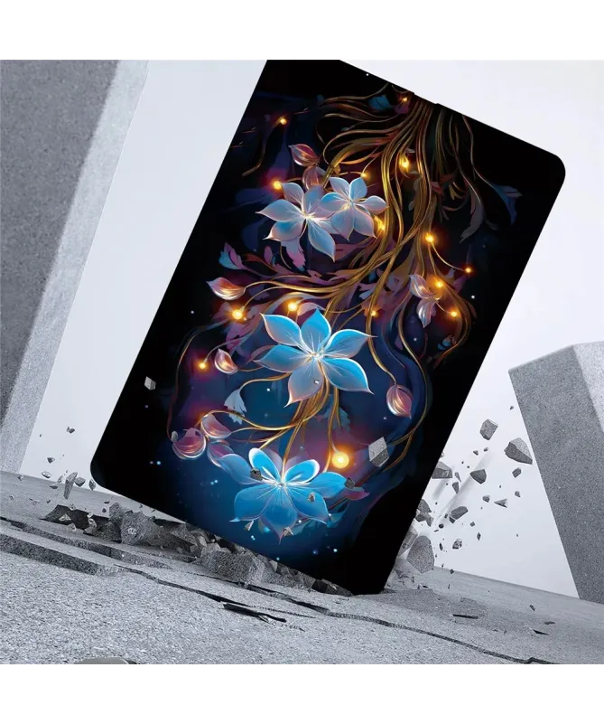 Coque Kindle Paperwhite (2024) Fleurs Lumineuses