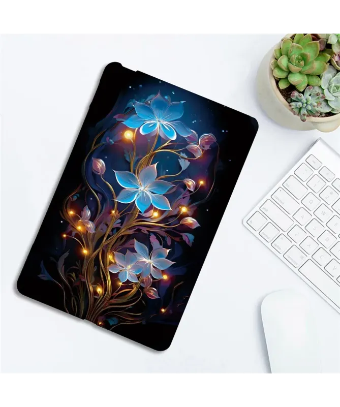 Coque Kindle Paperwhite (2024) Fleurs Lumineuses