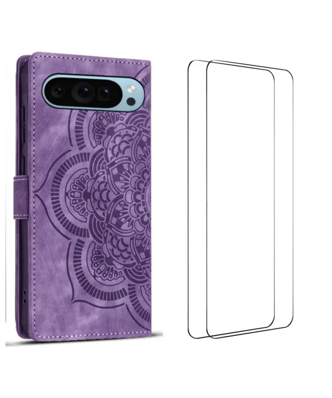 Pack Housse Google Pixel 10 Mandala et 2 Verres Trempés