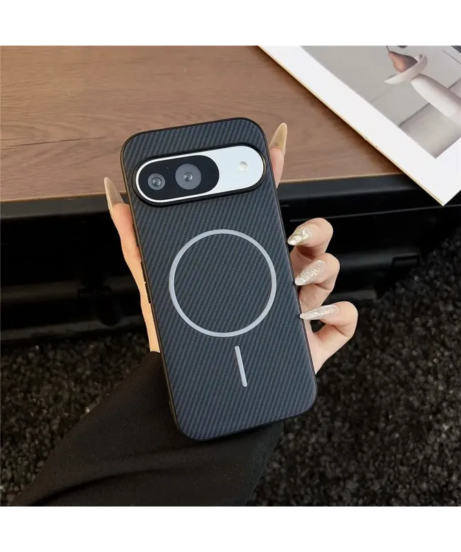 Coque Google Pixel 10 Pro / Pixel 10 Fibre de Carbone MagSafe