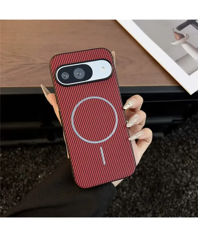 Coque Google Pixel 10 Pro / Pixel 10 Fibre de Carbone MagSafe