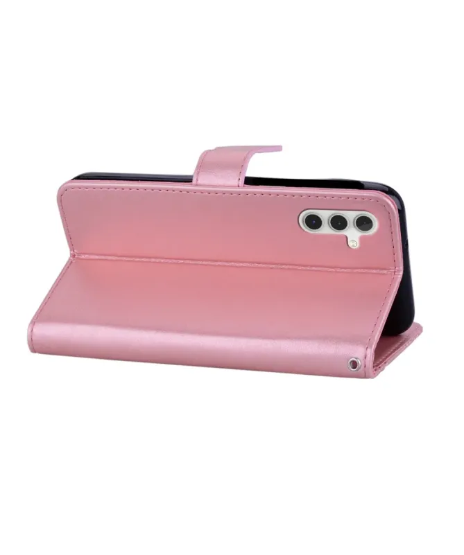 Housse Samsung Galaxy A17 5G Hibou en relief et Strass