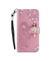 Housse Samsung Galaxy A17 5G Hibou en relief et Strass