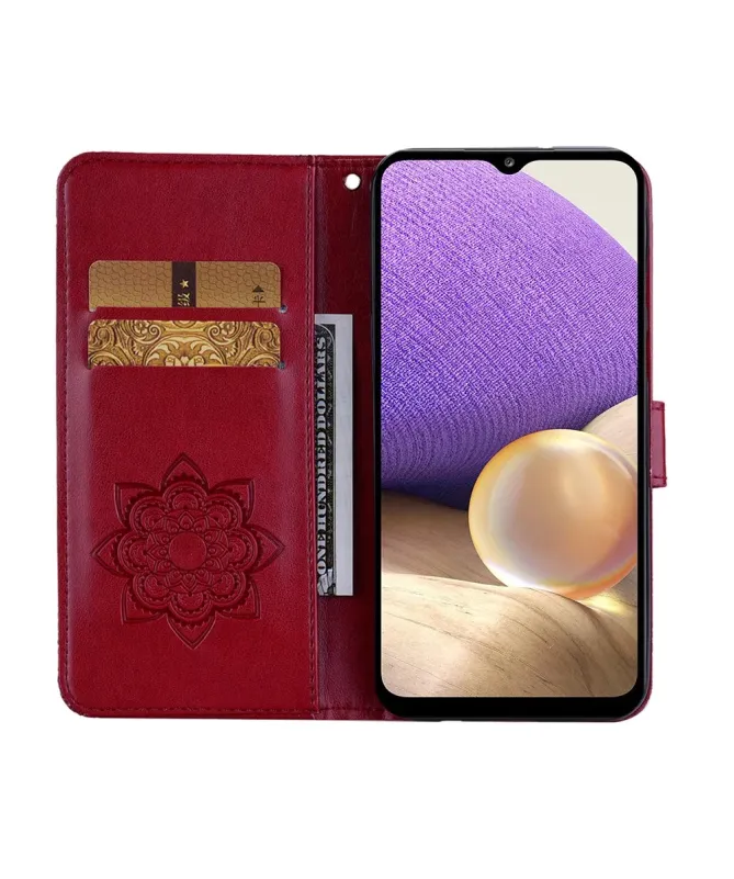 Housse Samsung Galaxy A17 5G Hibou en relief et Strass