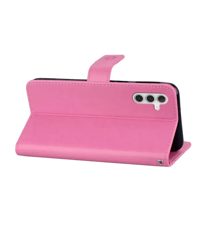 Housse Samsung Galaxy A17 5G Hibou en relief et Strass
