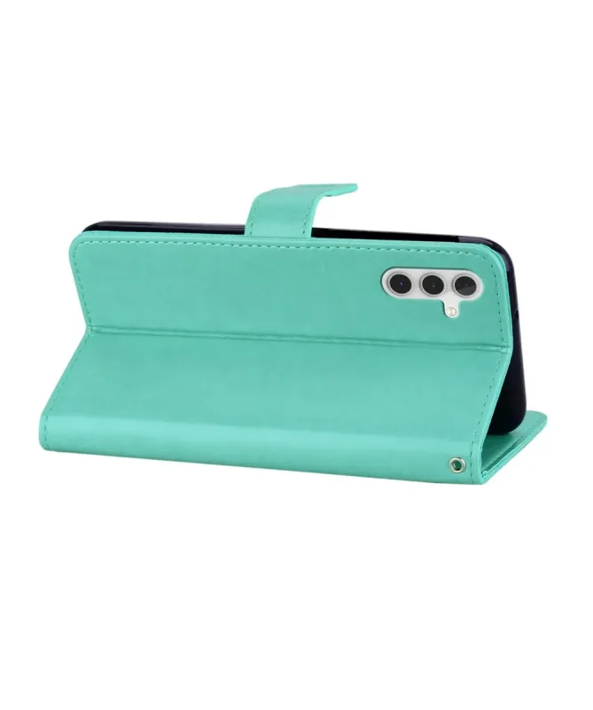 Housse Samsung Galaxy A17 5G Hibou en relief et Strass
