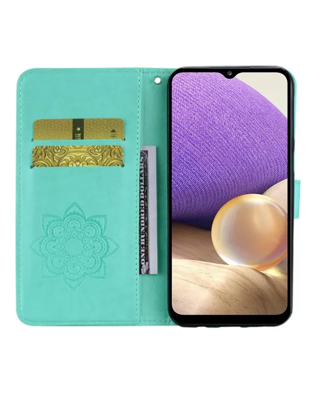 Housse Samsung Galaxy A17 5G Hibou en relief et Strass