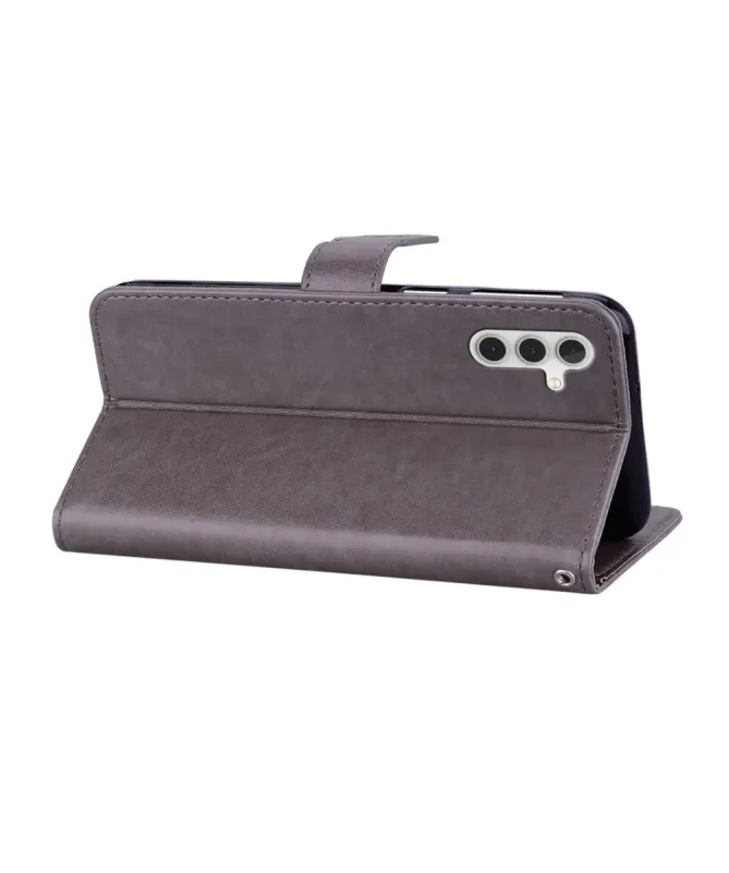 Housse Samsung Galaxy A17 5G Hibou en relief et Strass