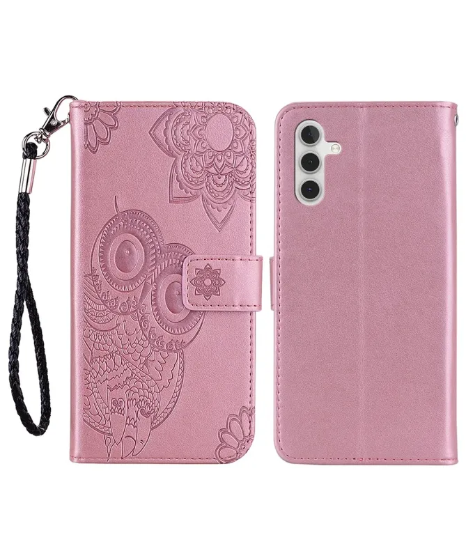 Housse Samsung Galaxy A17 5G Hibou en relief