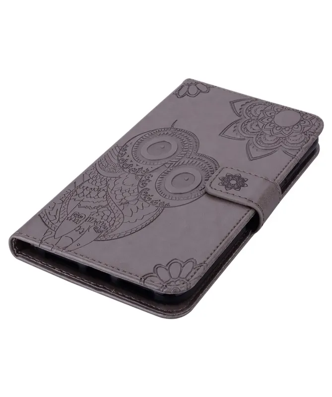 Housse Samsung Galaxy A17 5G Hibou en relief