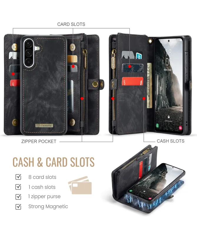 Housse et Coque magnétique 2 en 1 pour Samsung Galaxy A17 5G