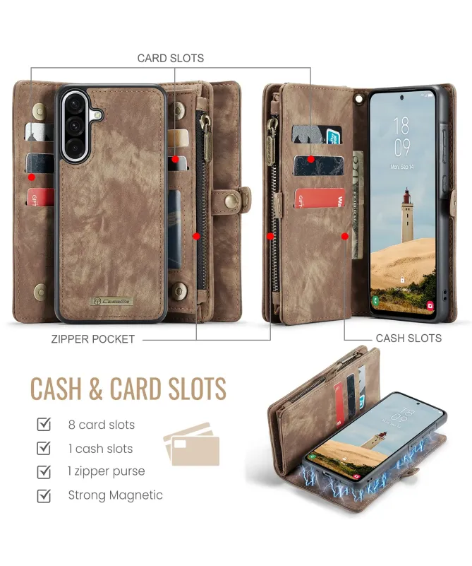 Housse et Coque magnétique 2 en 1 pour Samsung Galaxy A17 5G