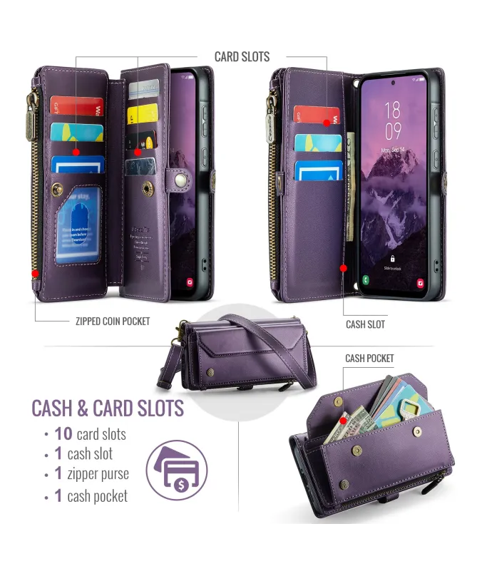 Housse Samsung Galaxy A17 5G Multi-compartiments C36