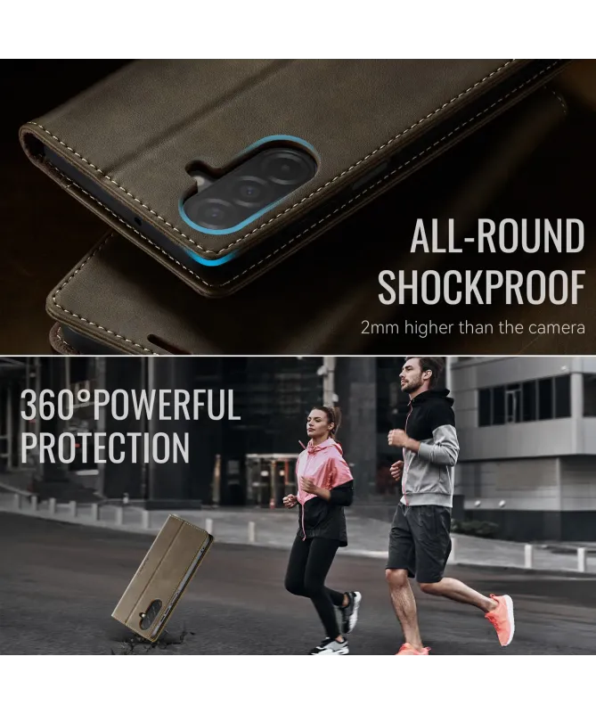 Housse Portefeuille Samsung Galaxy A17 5G Cuir Anti-RFID