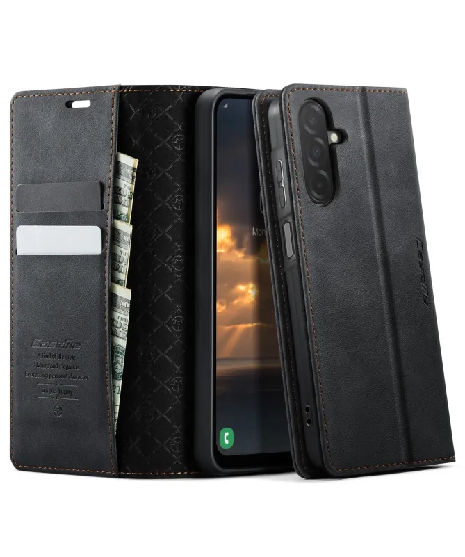 Housse Portefeuille Samsung Galaxy A17 5G Cuir Anti-RFID