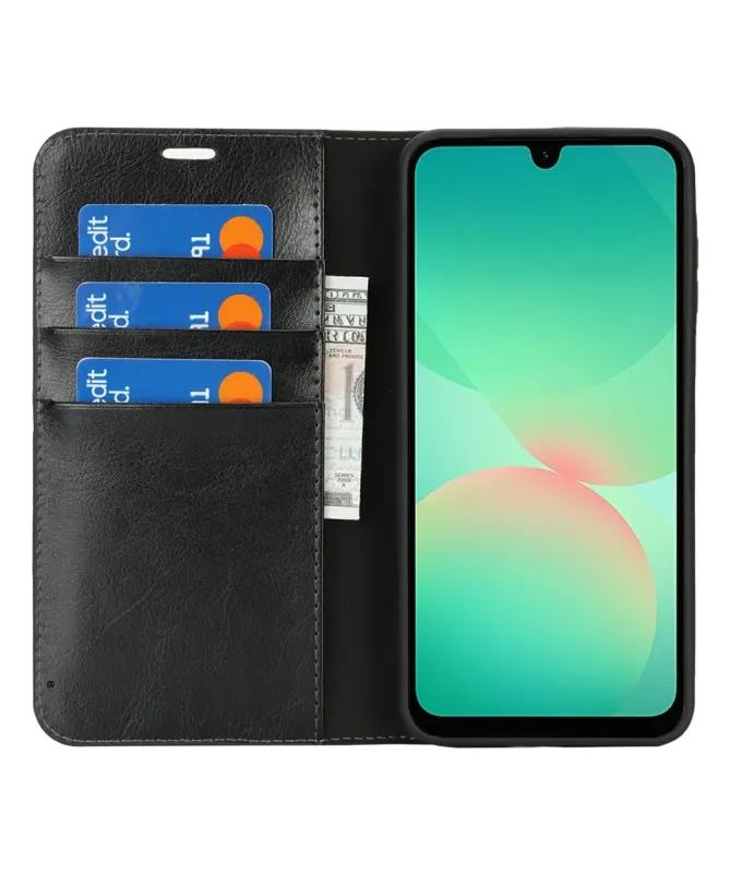 Housse Samsung Galaxy A26 5G Cuir Porte Cartes Fonction Support