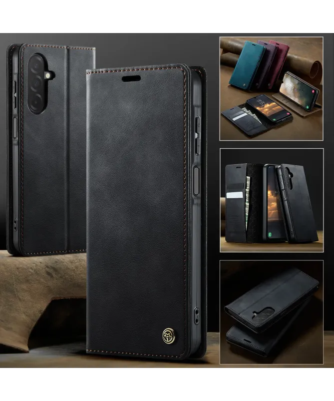 Housse Portefeuille Samsung Galaxy A17 5G Cuir Anti-RFID