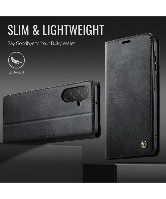 Housse Portefeuille Samsung Galaxy A17 5G Cuir Anti-RFID