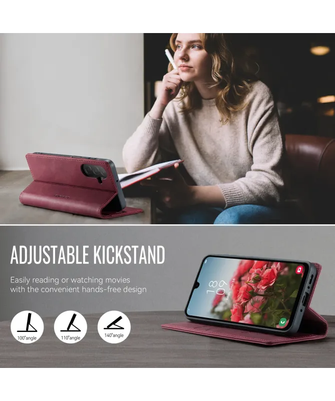 Housse Portefeuille Samsung Galaxy A17 5G Cuir Anti-RFID