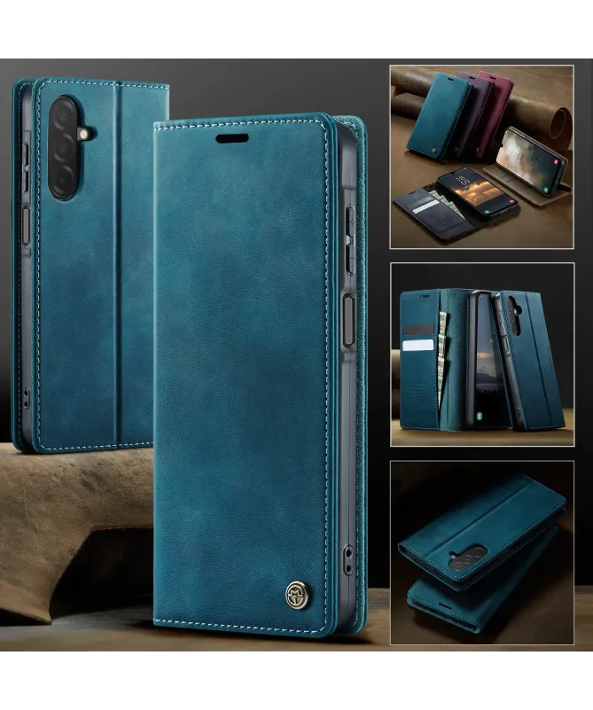 Housse Portefeuille Samsung Galaxy A17 5G Cuir Anti-RFID