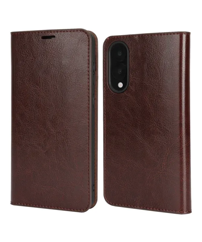 Housse Samsung Galaxy S25 Edge Cuir Porte Cartes Fonction Support
