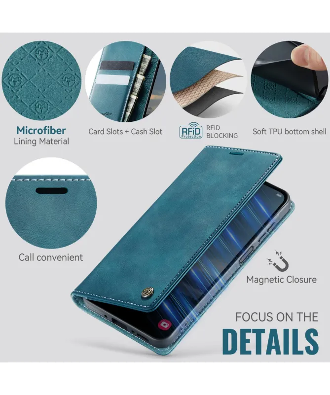 Housse Portefeuille Samsung Galaxy A17 5G Cuir Anti-RFID