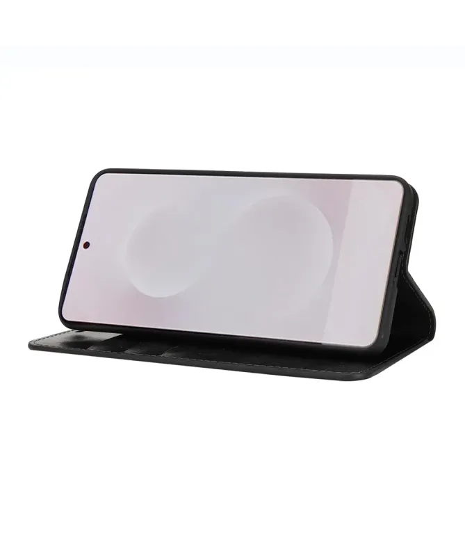 Housse Samsung Galaxy S25 Edge Cuir Porte Cartes Fonction Support