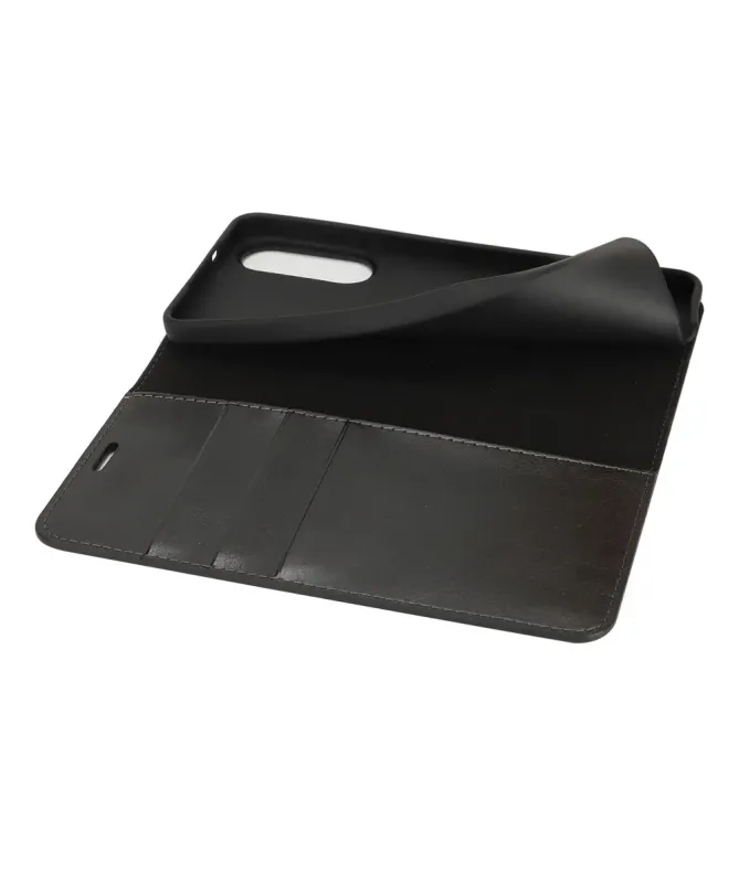 Housse Samsung Galaxy S25 Edge Cuir Porte Cartes Fonction Support