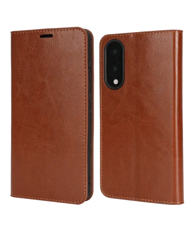 Housse Samsung Galaxy S25 Edge Cuir Porte Cartes Fonction Support