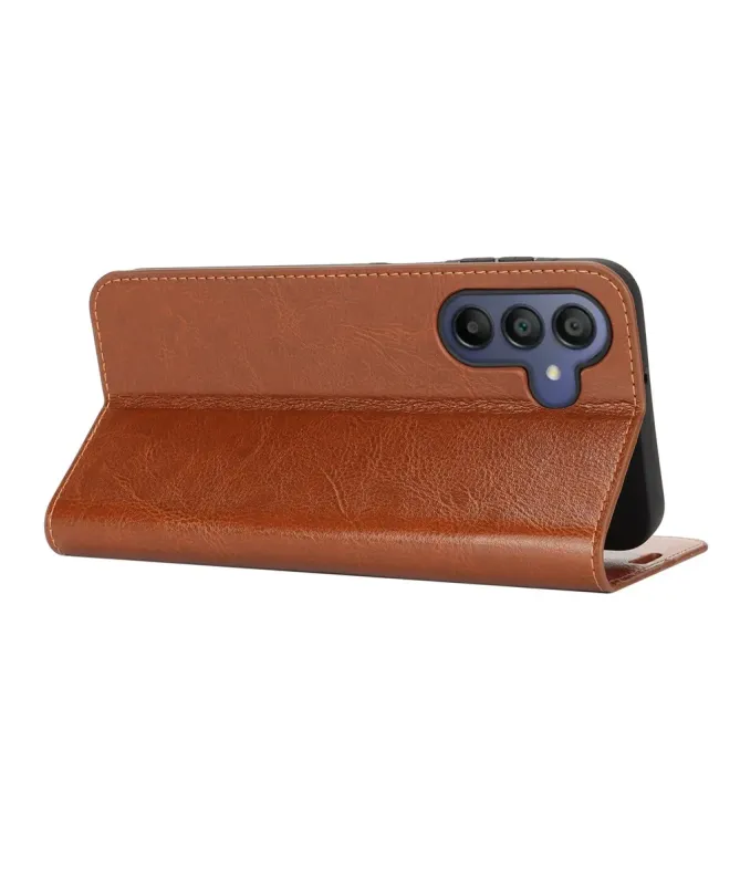 Housse Samsung Galaxy A17 5G Cuir Porte Cartes Fonction Support