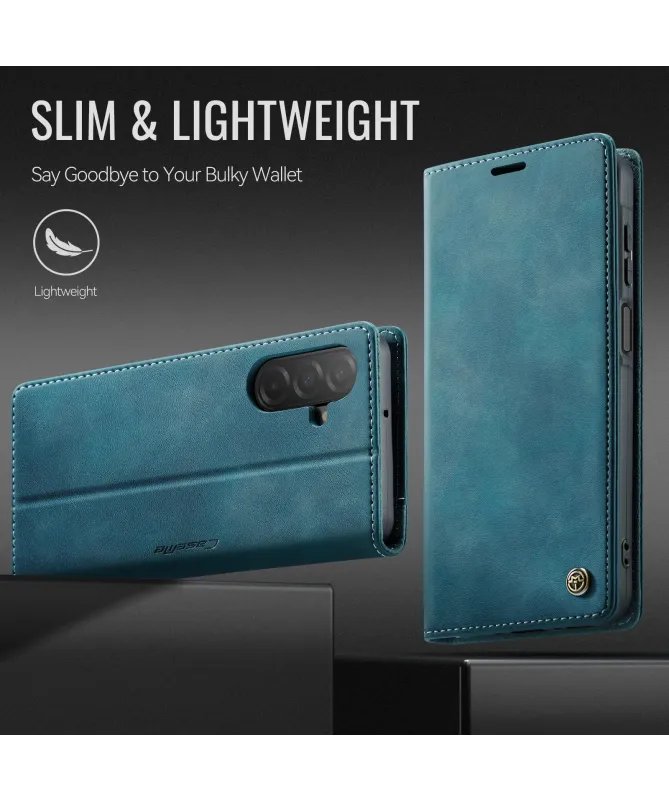 Housse Portefeuille Samsung Galaxy A17 5G Cuir Anti-RFID