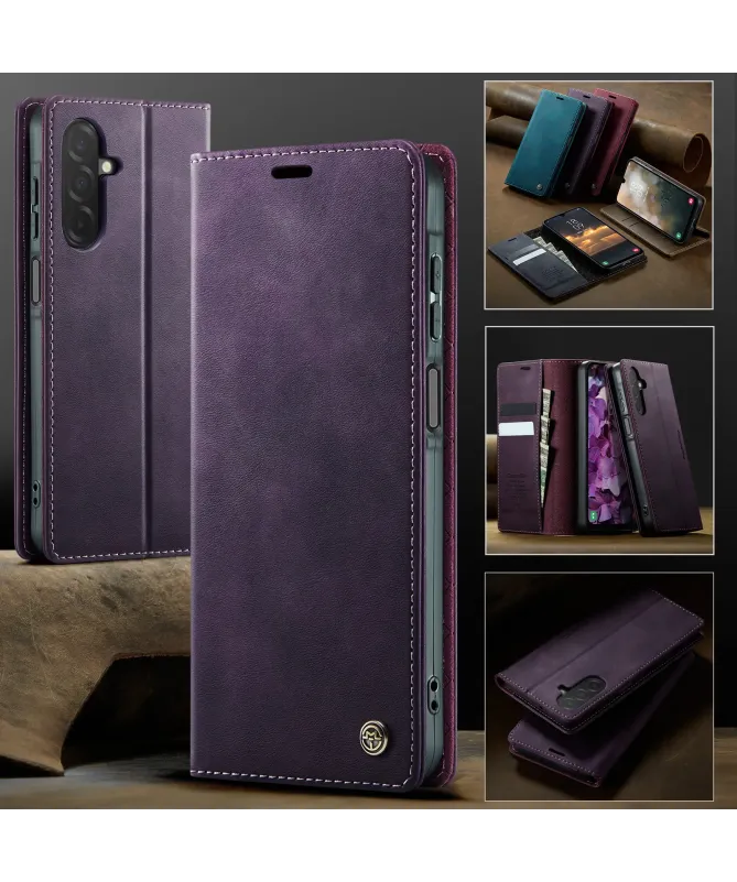 Housse Portefeuille Samsung Galaxy A17 5G Cuir Anti-RFID