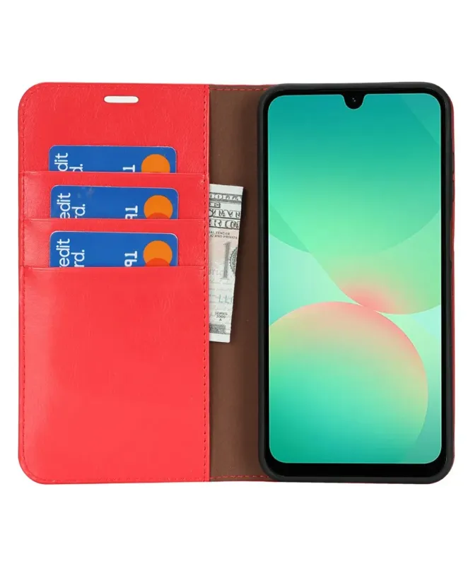 Housse Samsung Galaxy A26 5G Cuir Porte Cartes Fonction Support