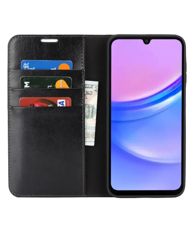 Housse Samsung Galaxy A17 5G Cuir Porte Cartes Fonction Support