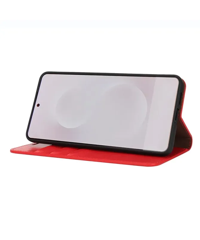 Housse Samsung Galaxy S25 Edge Cuir Porte Cartes Fonction Support