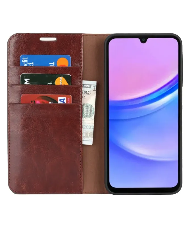 Housse Samsung Galaxy A17 5G Cuir Porte Cartes Fonction Support