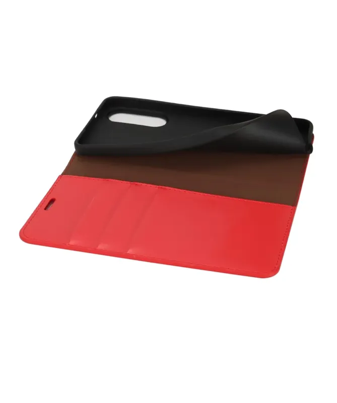 Housse Samsung Galaxy S25 Edge Cuir Porte Cartes Fonction Support