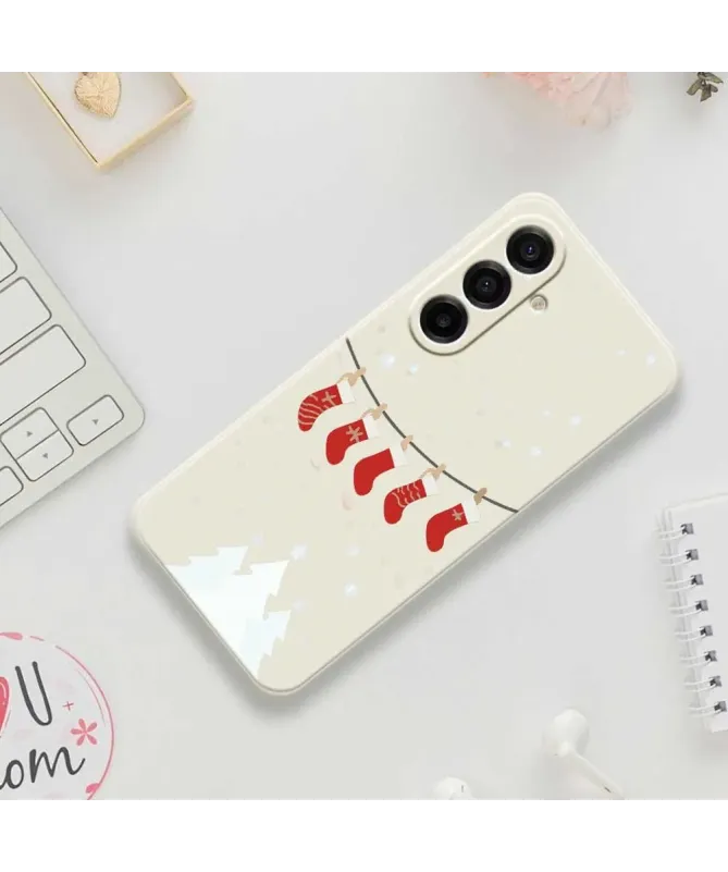 Coque Samsung Galaxy A17 5G Chaussettes de Noël