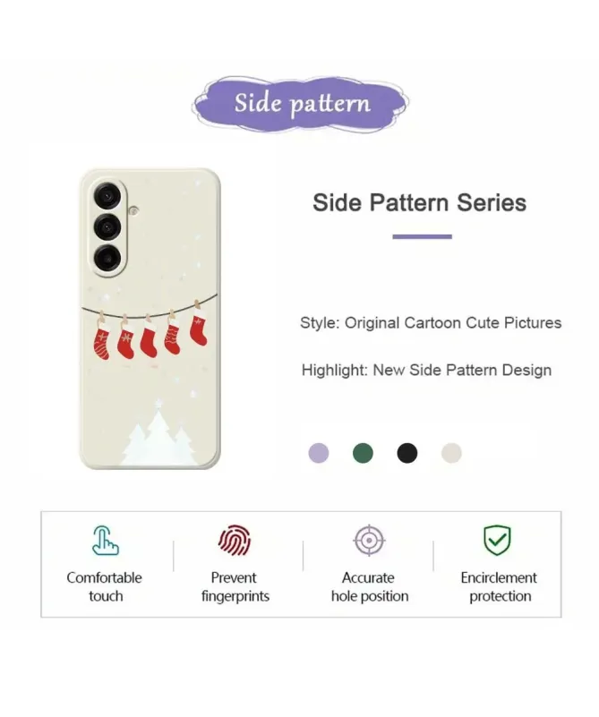 Coque Samsung Galaxy A17 5G Chaussettes de Noël