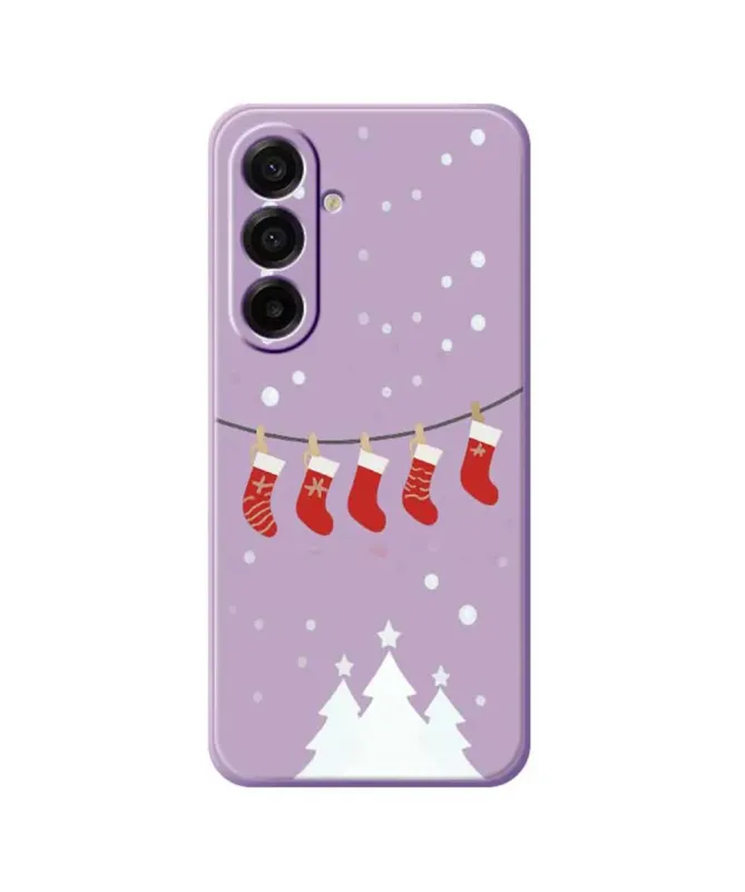 Coque Samsung Galaxy A17 5G Chaussettes de Noël