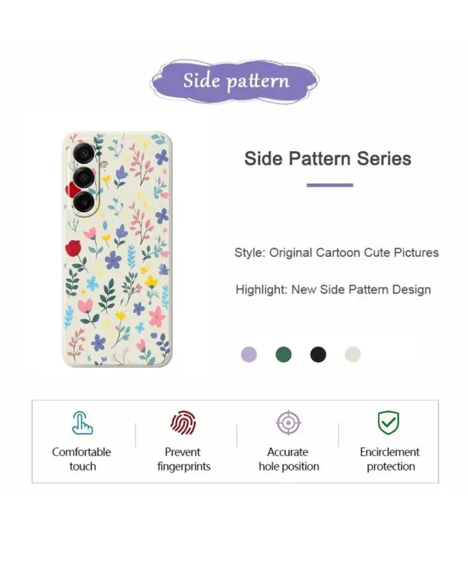 Coque Samsung Galaxy A17 5G Tapisserie Florale