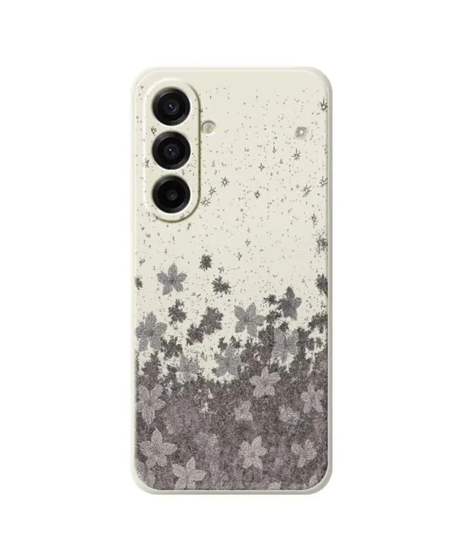 Coque Samsung Galaxy A17 5G Fleurs Poussière d'Étoiles