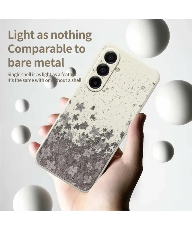 Coque Samsung Galaxy A17 5G Fleurs Poussière d'Étoiles