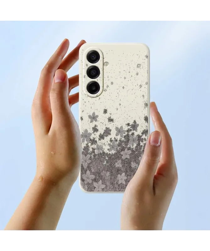 Coque Samsung Galaxy A17 5G Fleurs Poussière d'Étoiles